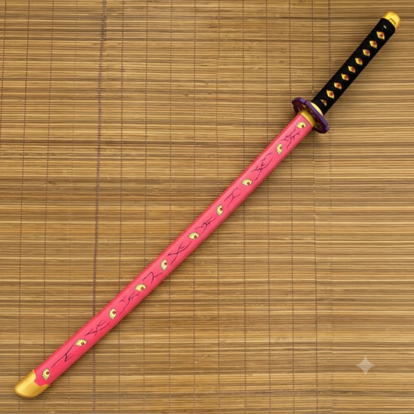 Demon Slayer Kokushibou Cosplay Replica Premium Life Size Wooden Katana [105 CM] || DEMON SLAYER