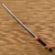 Demon Slayer Tanjiro Fire silver White V2 Cosplay Replica Premium Life Size Wooden Katana [104 CM] || DEMON SLAYER