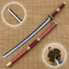 One Piece Red Sandai Kitetsu Zoro Cosplay Replica Premium Life Size Wooden Katana [104 CM] || ONE PIECE
