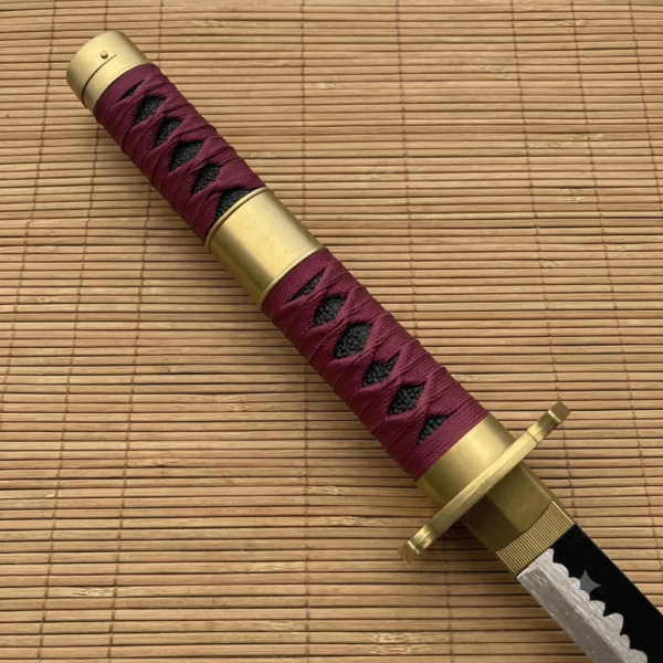One Piece Red Sandai Kitetsu Zoro Cosplay Replica Premium Life Size Wooden Katana [104 CM] || ONE PIECE