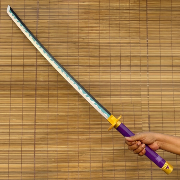 One Piece Rorono Zoro Yama Enma Purple Cosplay Replica Premium Life Size Wooden Katana [104 CM] || ONE PIECE