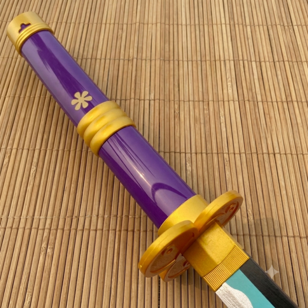 One Piece Rorono Zoro Yama Enma Purple Cosplay Replica Premium Life Size Wooden Katana [104 CM] || ONE PIECE