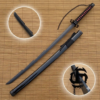 Bleach Ichigo Tensa Zangetsu V2 Cosplay Replica Premium Life Size Wooden Katana [104 CM] || BLEACH