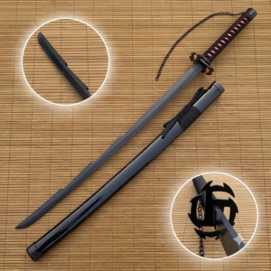Bleach Ichigo Tensa Zangetsu V2 Cosplay Replica Premium Life Size Wooden Katana [104 CM] || BLEACH