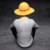 One Piece Monkey D. Luffy Sitting In white Dress with Epic Hat PVC Action figure || ONE PIECE